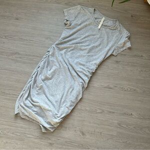 Babaton Heather Gray Midi Dress